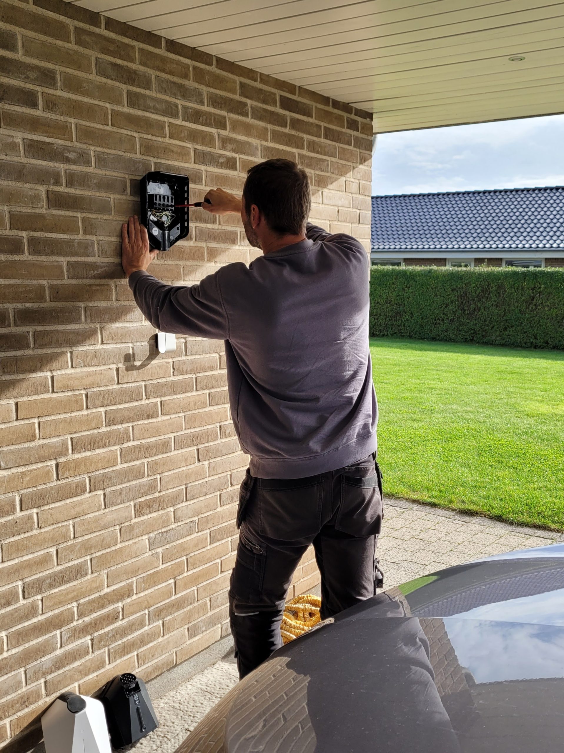 Installation af ladeboks